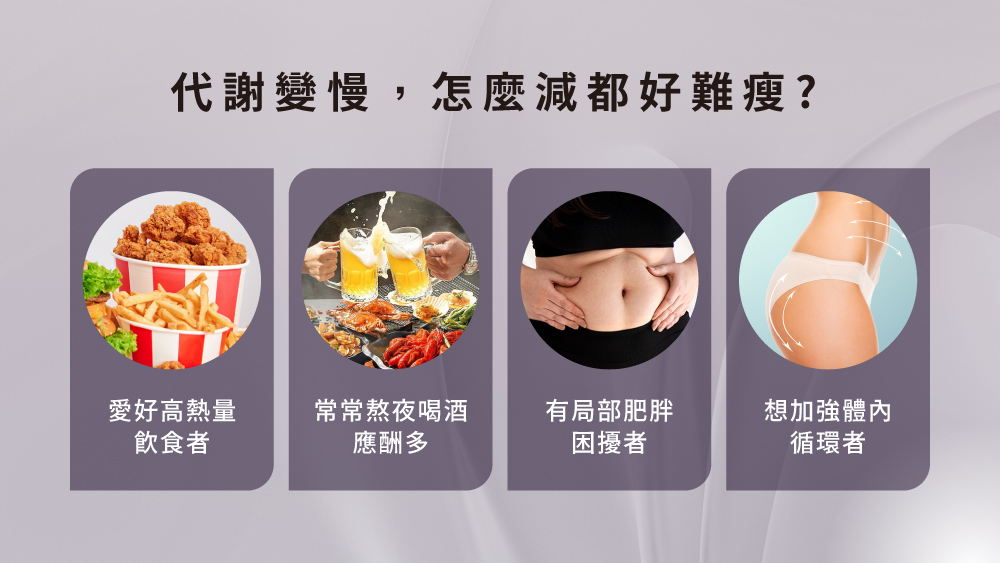 晶鑽診所 消脂點滴
代謝變慢怎麼辦?