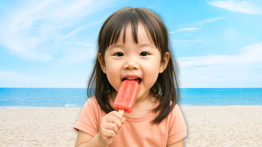 晶鑽診所 小孩吃冰 冷凍減脂